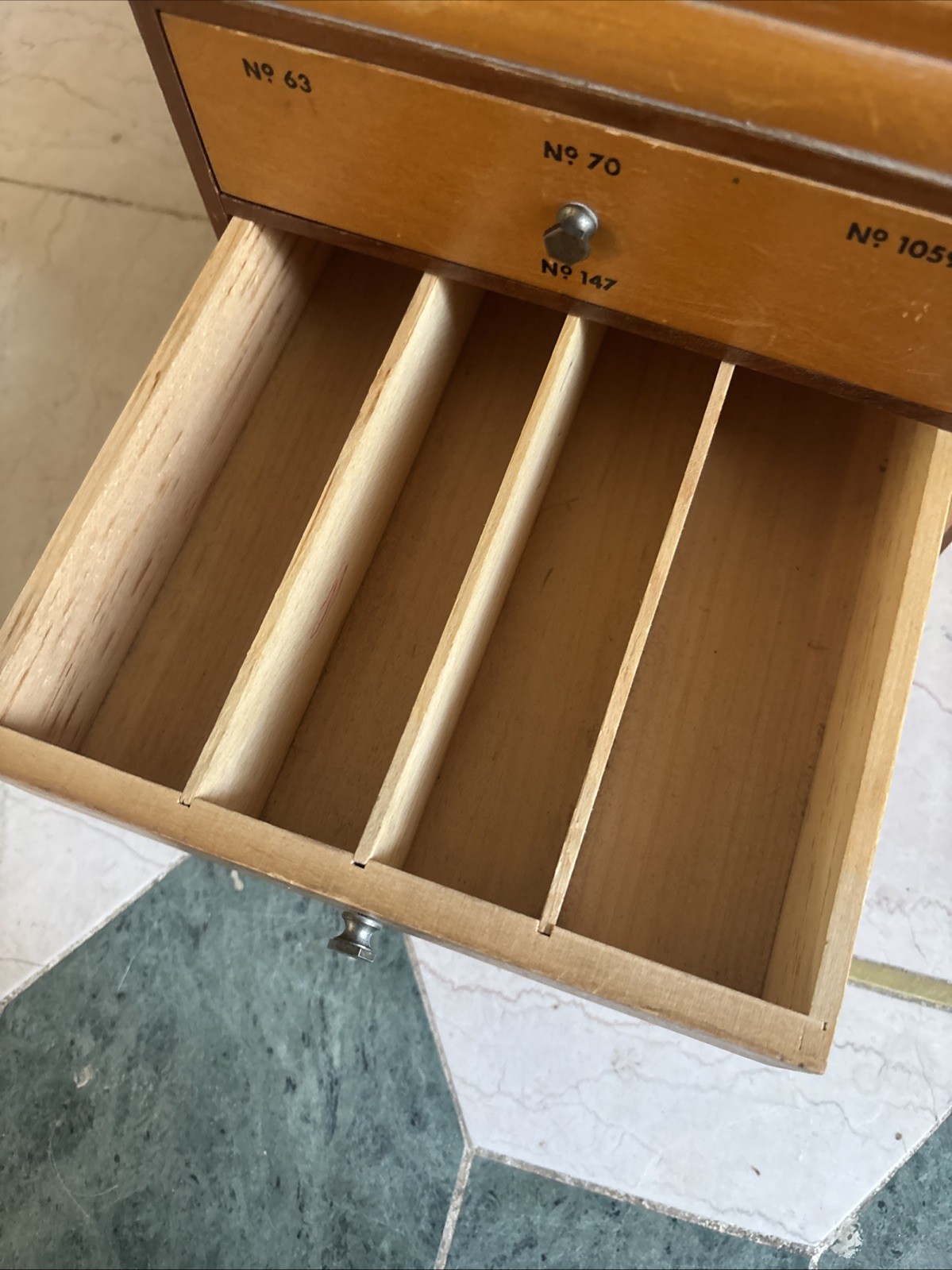 Vintage Ace Brand Purse and Pocket Combs .25 Cent Wooden Revolving Store Display