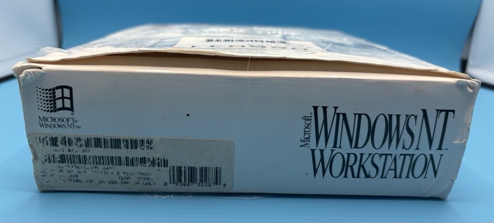Microsoft Windows NT Workstation 3.51 CD-Rom Operating System - Open Big Box New