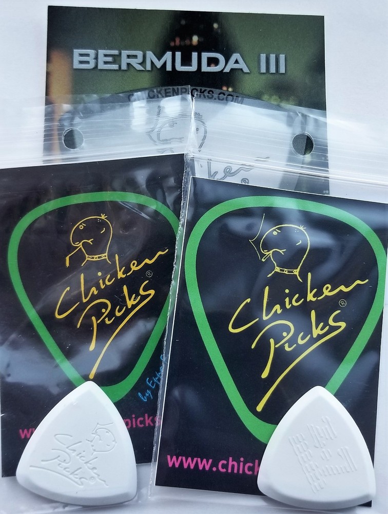 CHICKENPICKS GUITAR PICKS BERMUDA 2.1 & 2.7 mm. 2 PACK