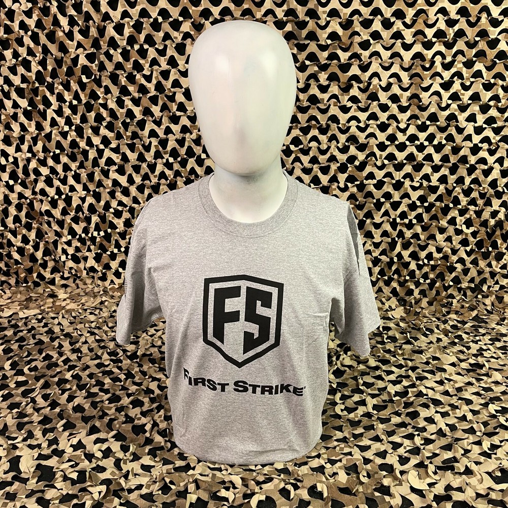 NEW First Strike T-Shirt - Ath Heather - Large