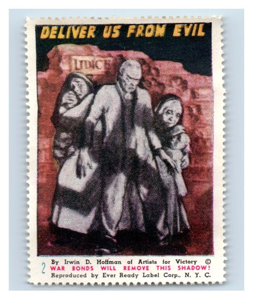 2 Deliver Us From Evil WW II Poster Stamp P152E