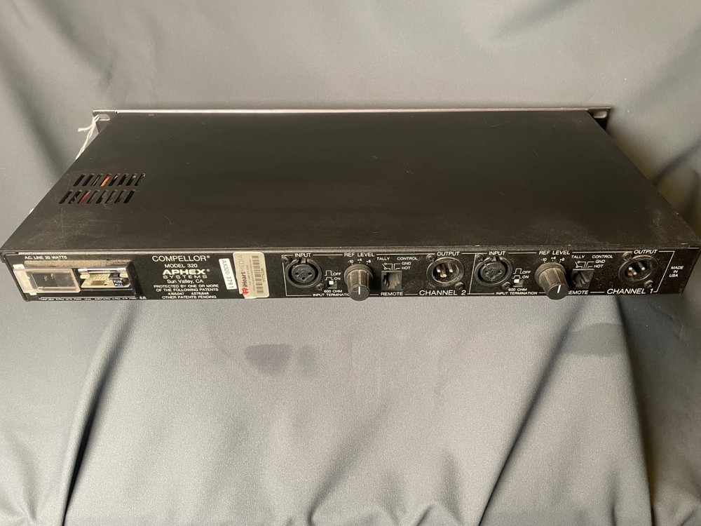 Aphex 320 Compellor Compressor/Limiter/Leveler - Good ! - ProSoundUniverse.