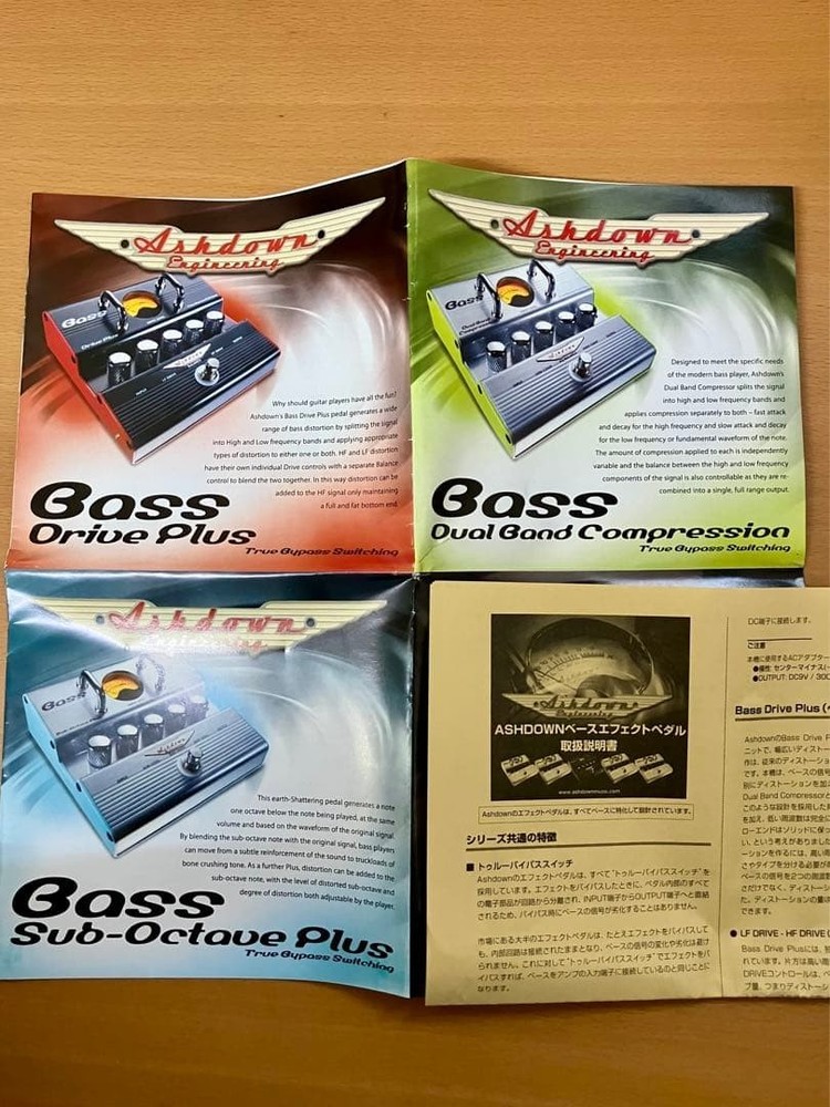 Ashdown Drive Plus Overdrive Bass Effect Pedal