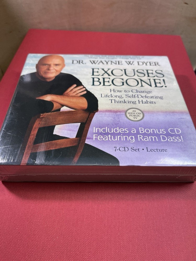 Dr Wayne W Dyer 7 CD Set - Excuses Begone New Never Opened
