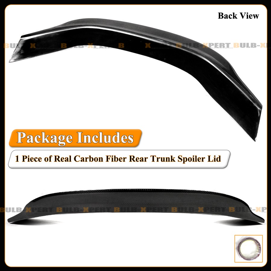 For 15-25 Lexus RC200t RC300 RC350 R Style Carbon Fiber Highkick Trunk Spoiler