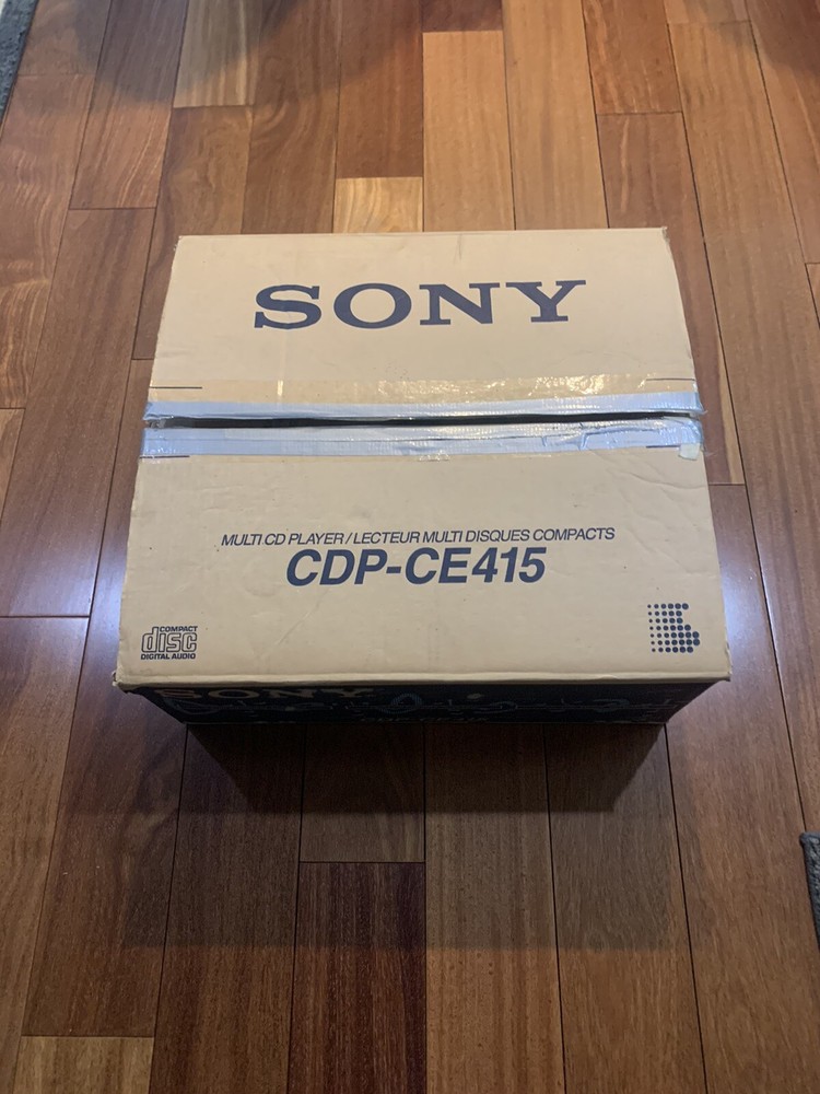 Sony CDP-CE415 Storage CD Control 5 Disc Changer Player W/remote & Cords In Box