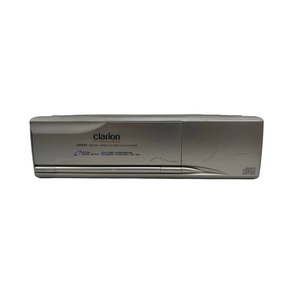Clarion CDC635 CD changer player Includes CAA-355 Magazine - NO Cables
