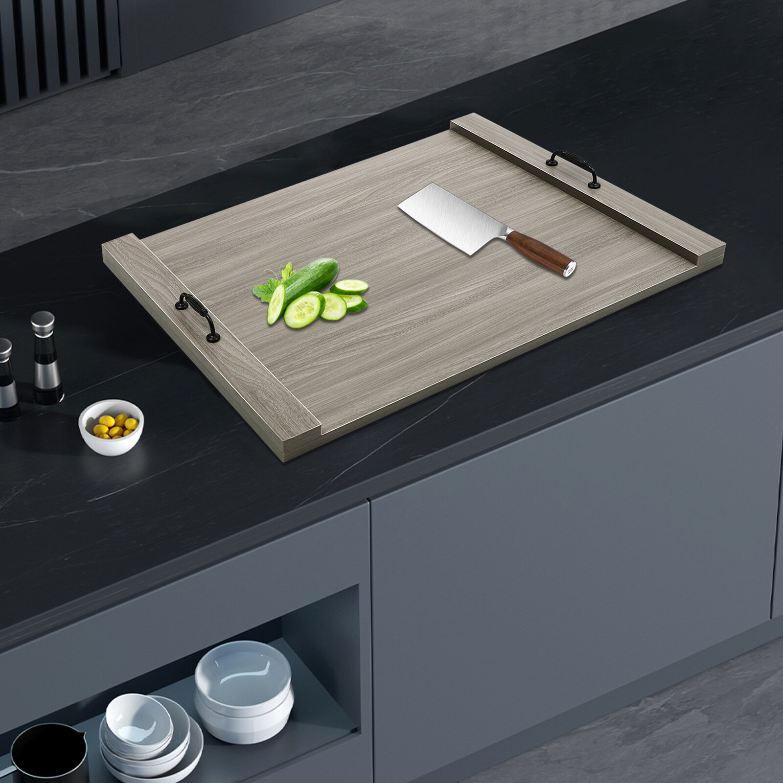 Wood Stove Top Cover Noodle Board Stove Cover For Gas Stove& Electric Stove