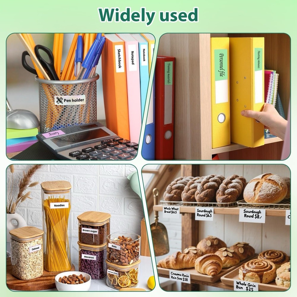 Wireless Label Maker Machine with Tape, N12 Bluetooth Mini Label Makers