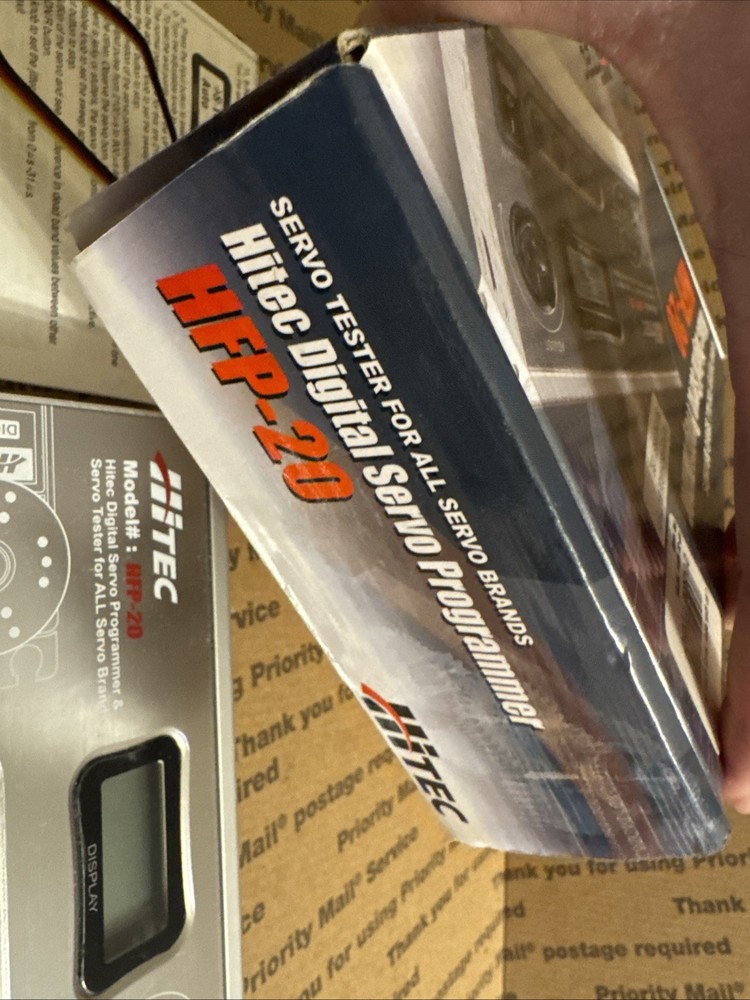 Untested Hitec Digital Servo Programmer HFP-20 in Original Box (Please Read)