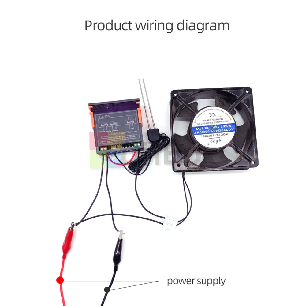 DC12V/24V STC-3029 Digital Soil Humidity Controller Regulator Hygrometer Sensor