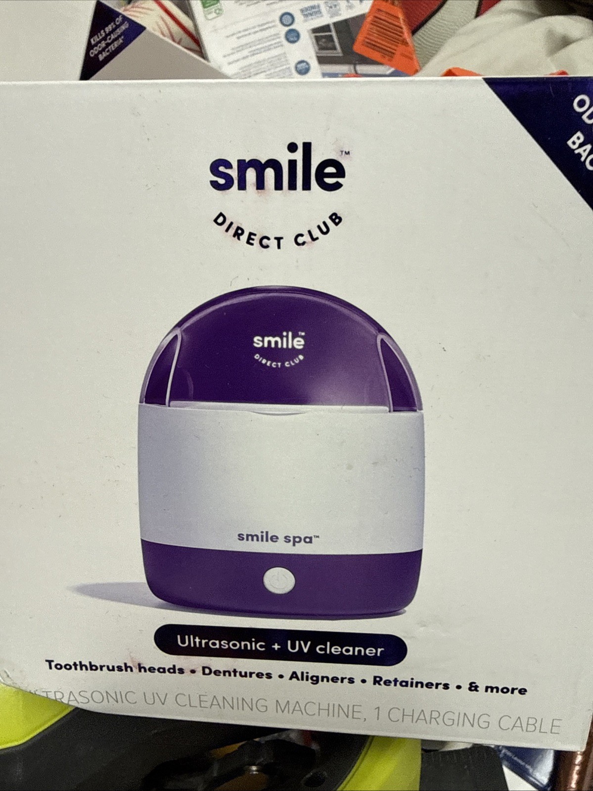 Smile Direct Club Ultrasonic UV Cleaner Machine For Alingers, Retainers,