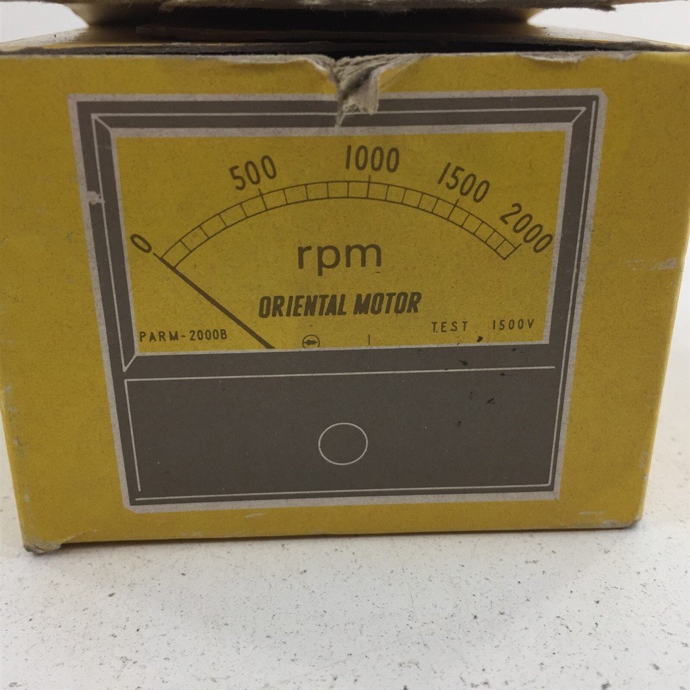Oriental Motor PARM-2000B RPM Test Meter 0-2000