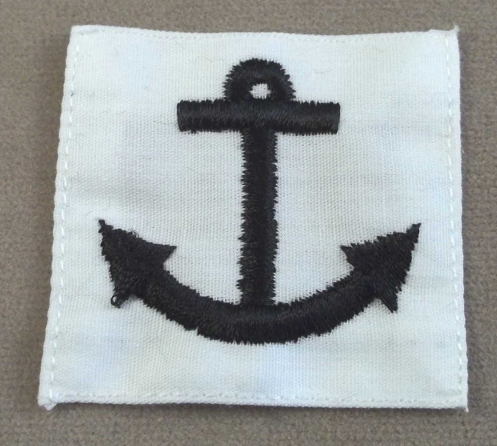 US Navy Seaman Apprentice Training Graduate Rating Badge Poplin