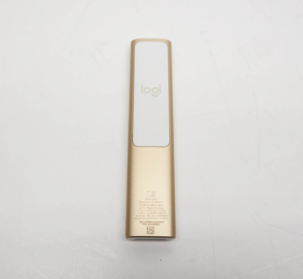 Logitech Spotlight Presentation Remote - Gold 910-004860 NO RECEIVER