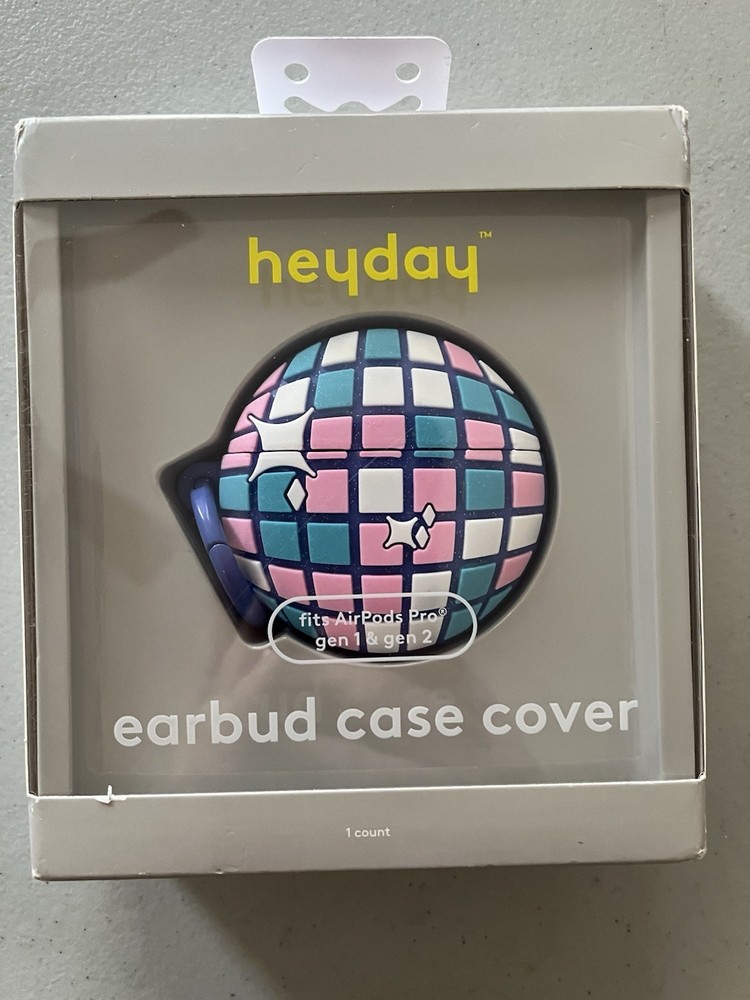 Heyday Earbud Case Disco Ball New In Box Great Condition
