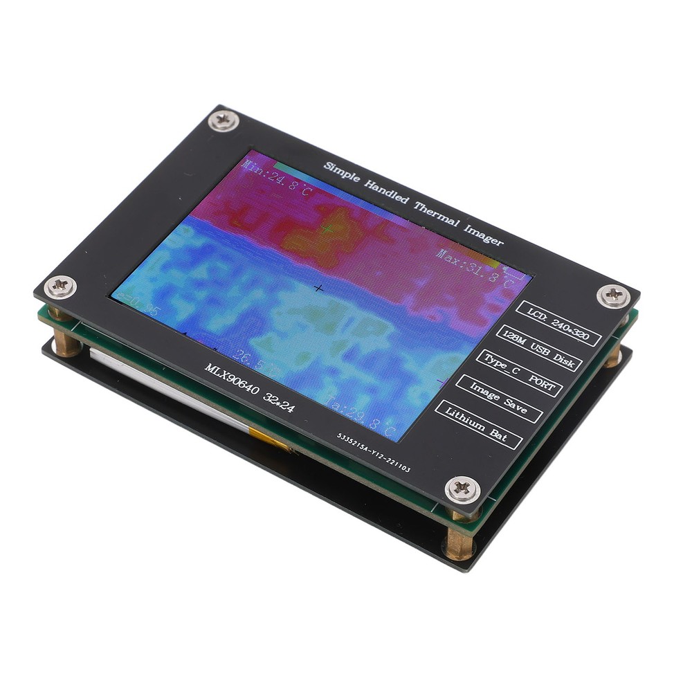 Thermal Imager Infrared Camera Digital Handheld Portable 2.8in LCD Screen