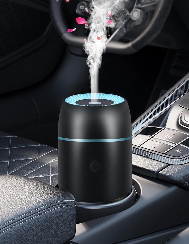 Car Diffuser for Essential Oils Portable Mini Ultrasonic Mist Humidifier 100ml