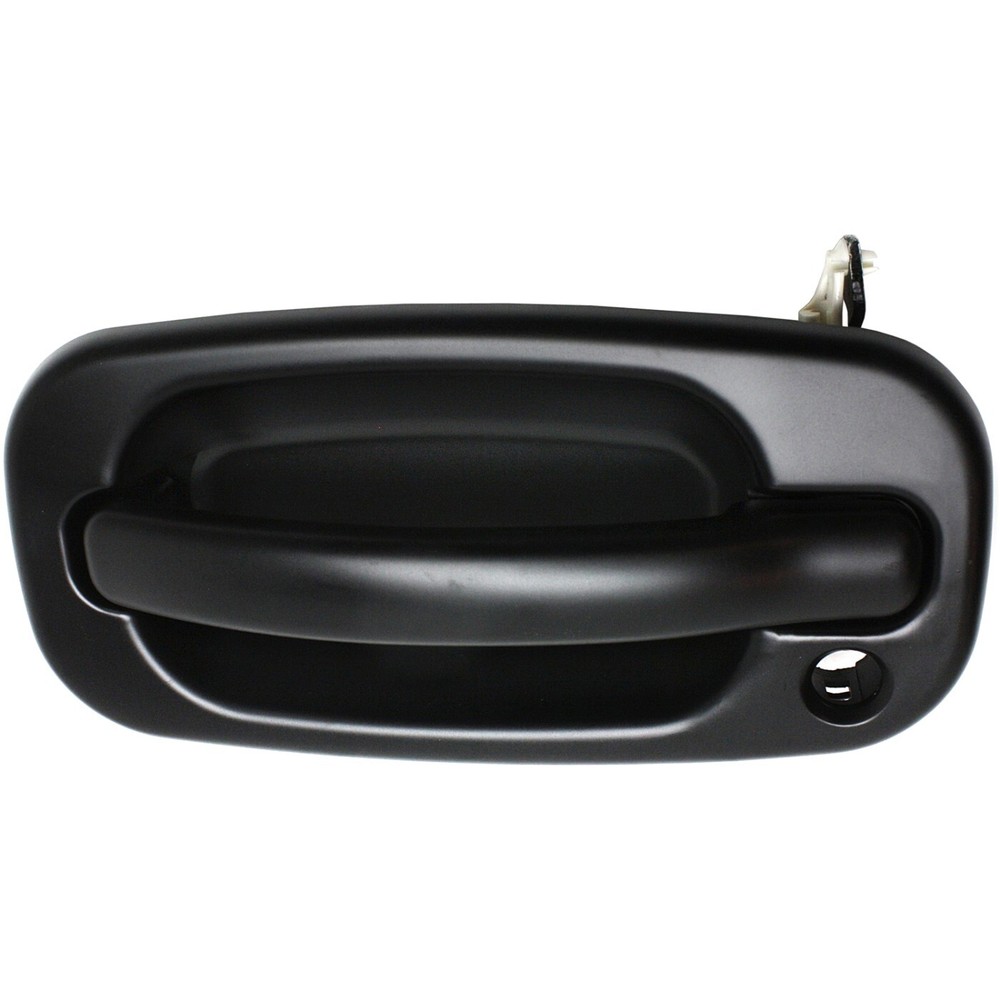 Door Handle Set For 1999-2006 Chevy Silverado 1500 Smooth Black Front Outer 2Pc