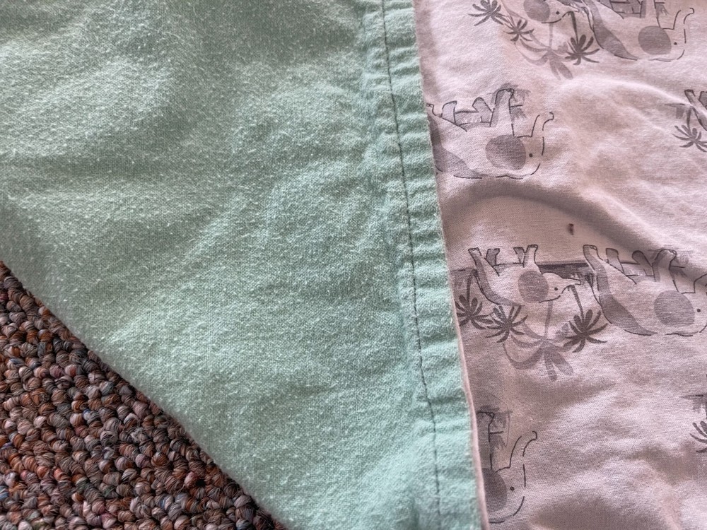 Baby Elephant Patterned Carseat Cover