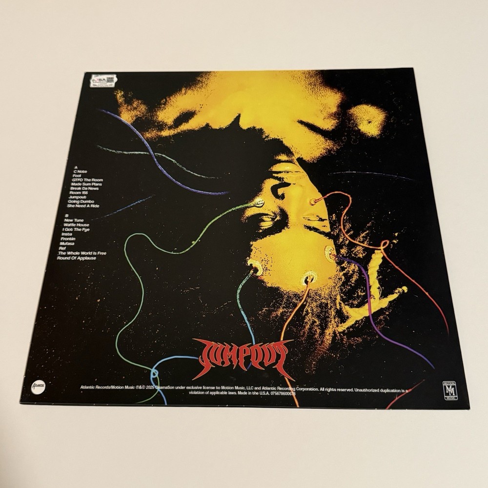 OSAMASON RAPPER SIGNED JUMP OUT VINYL RECORD ALBUM AUTOGRAPHED LIL O + JSA COA