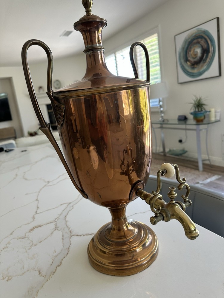 Antique Copper Russian Samavor