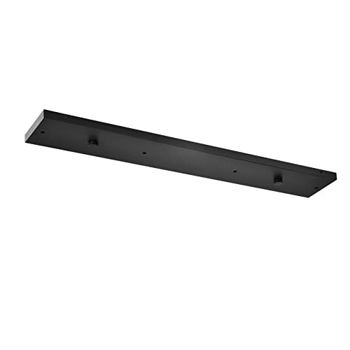 Four Pendant Light Linear Canopy Accessory Light Kit, 38 inch Flush Mount