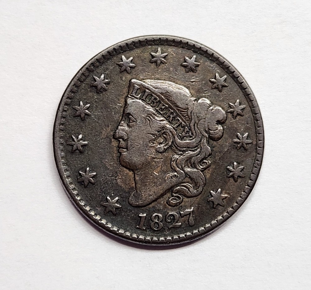 1827 Large Cent – Nice F/VF