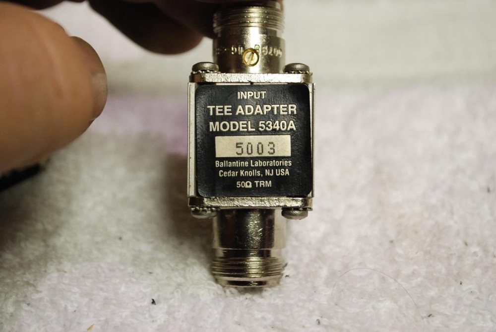 Ballantine 5340A 50 OHM Tee Adapter RF