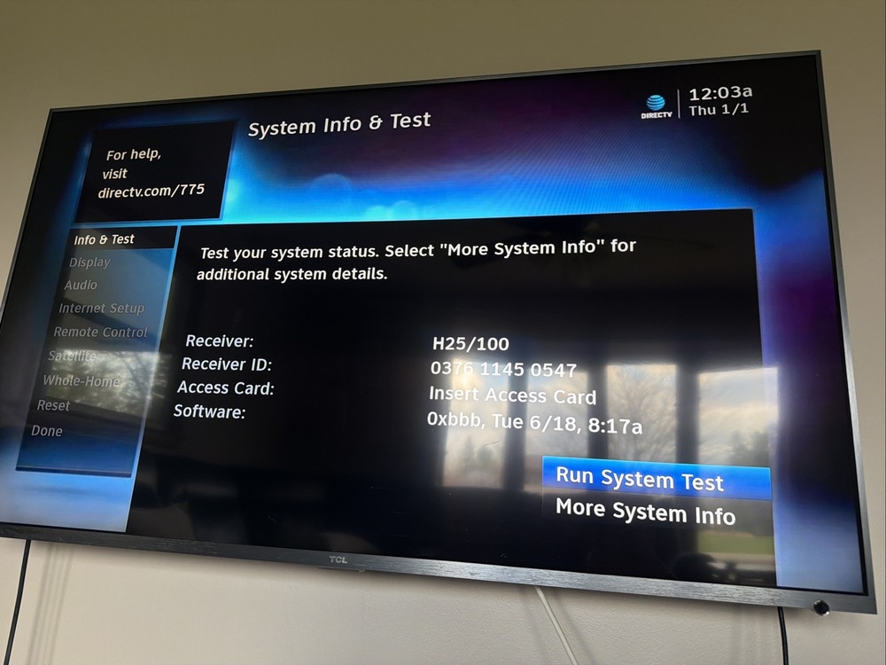 DIRECTV H25-100 HD Receiver