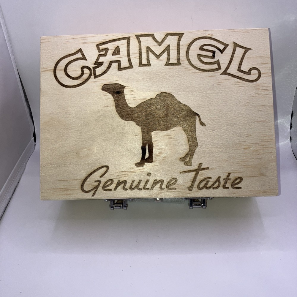 Custom Camel Wood Box