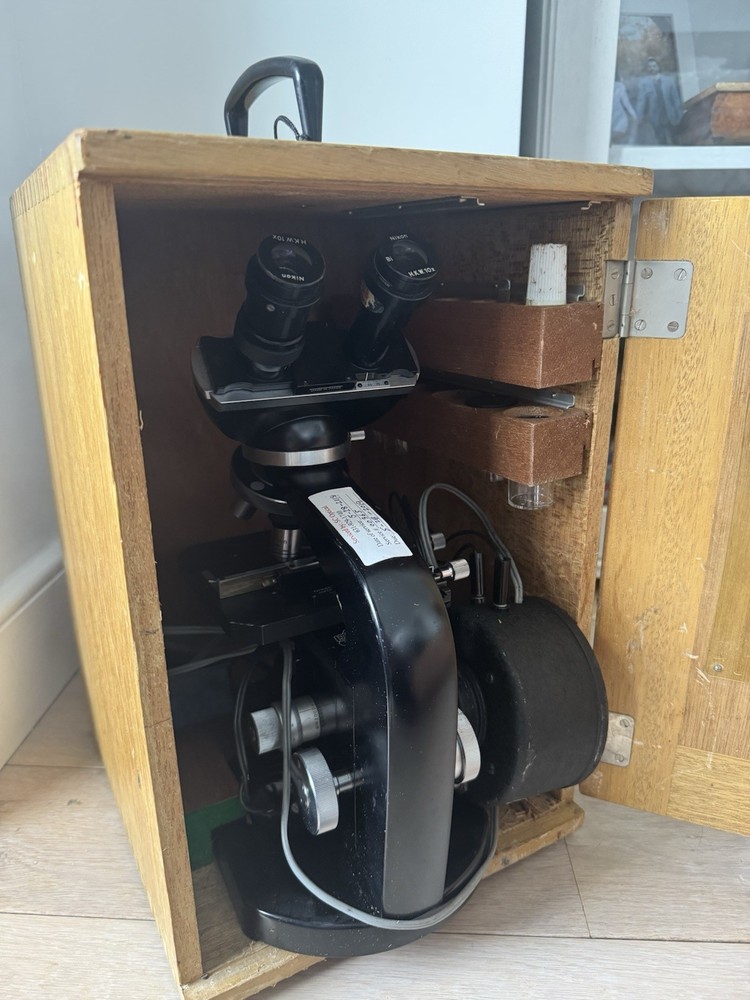 Vintage Nikon Binocular Microscope