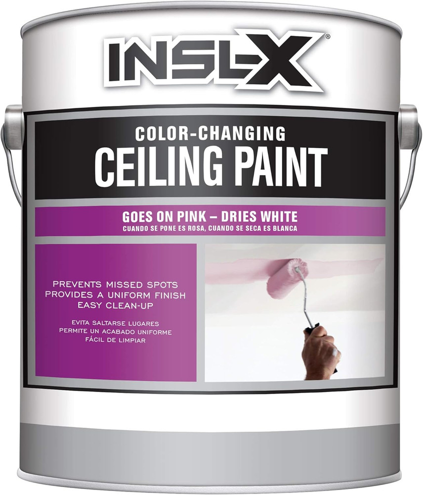 Color-Changing Ceiling Paint, White, 1 Gallon