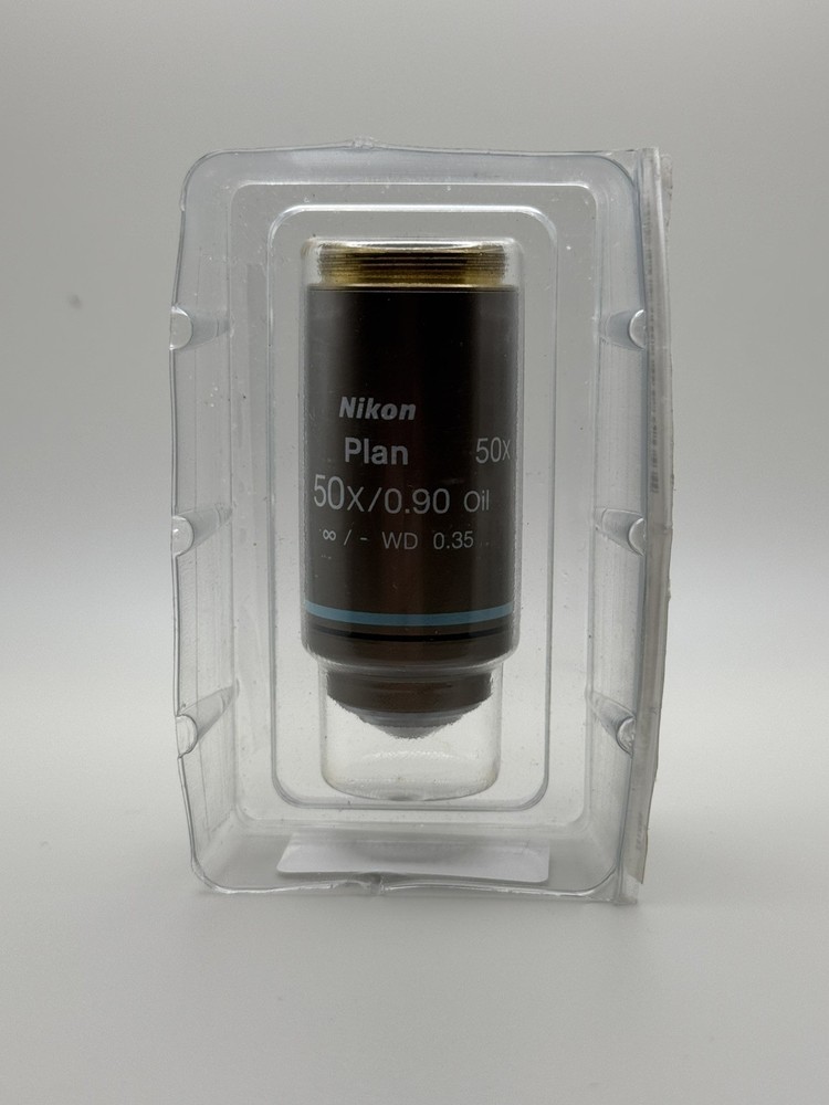 Nikon Plan 50x Oil Microscope Objective Lens (NEW Never Opened)
