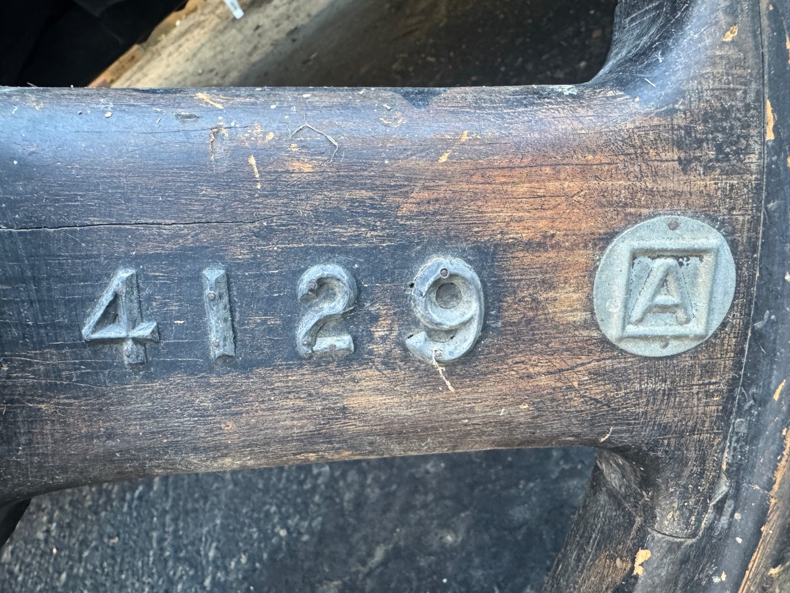 3 Antique Wooden Foundry Mold Patterns / Gears COLTON SLOVER MTN Portland Cement