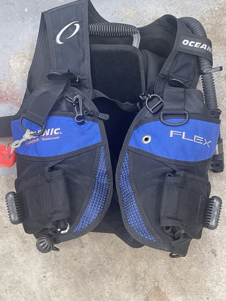 Oceanic Scuba Diving Vest Quicklock Release Flex Vest  Small.Clean . Untested