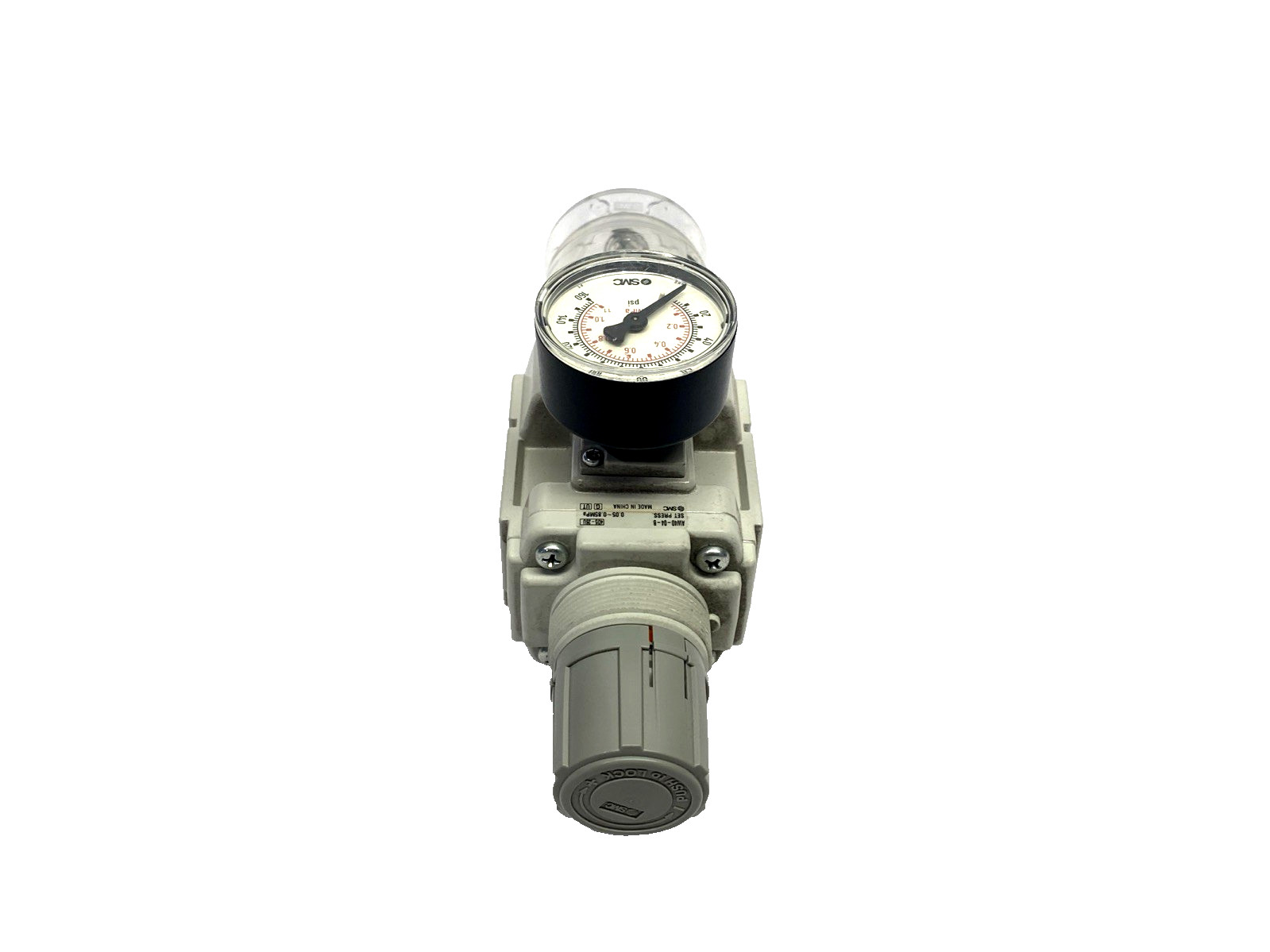 SMC AW40-04-B Pneumatic Filter Regulator w/ Gauge