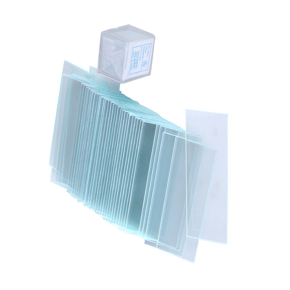 Blank Microscope Slides and Square Cover Glass for for Optical Microscope New