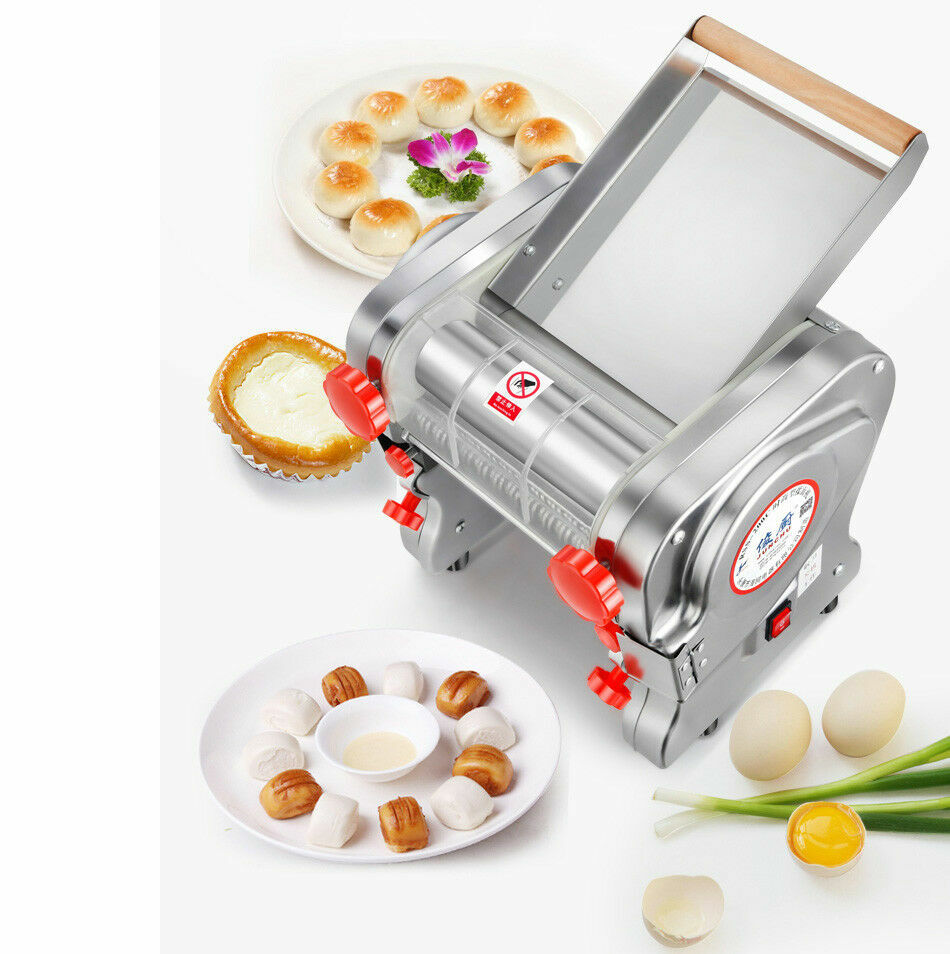 Electric Noodles Machine Pasta Maker Dough Roller with 2.5mm Round Cutter