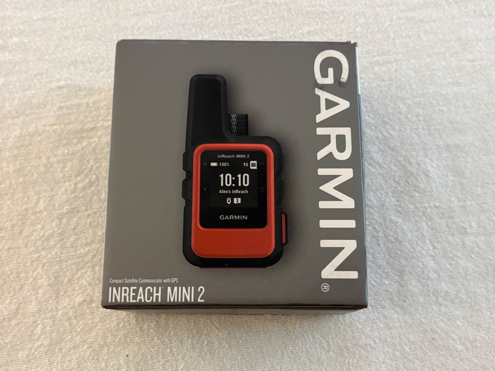 Garmin inReach Mini 2 Satellite Communicator - Flame Red VG Condition