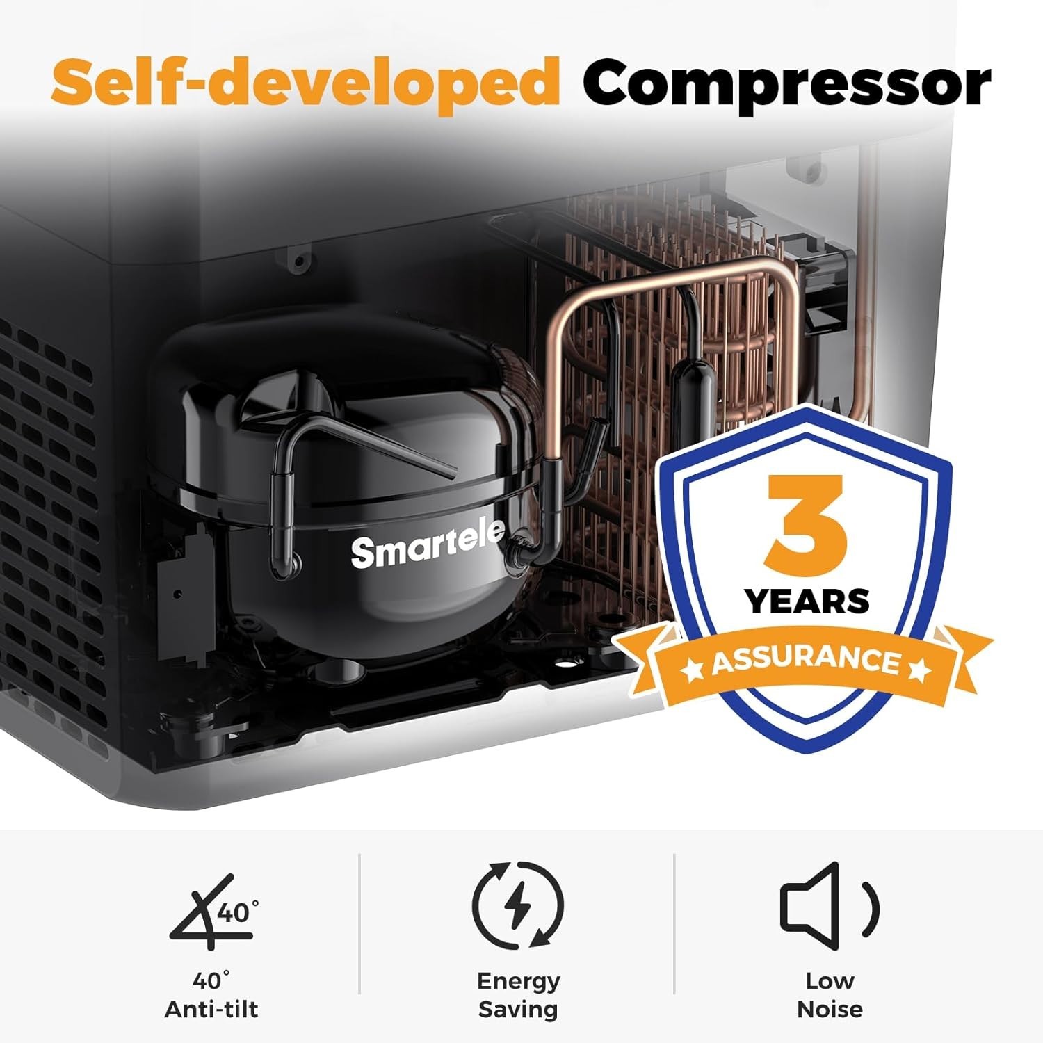 12 Volt Car Refrigerator Portable Freezer 21QT Truck RV Fridge APP Control