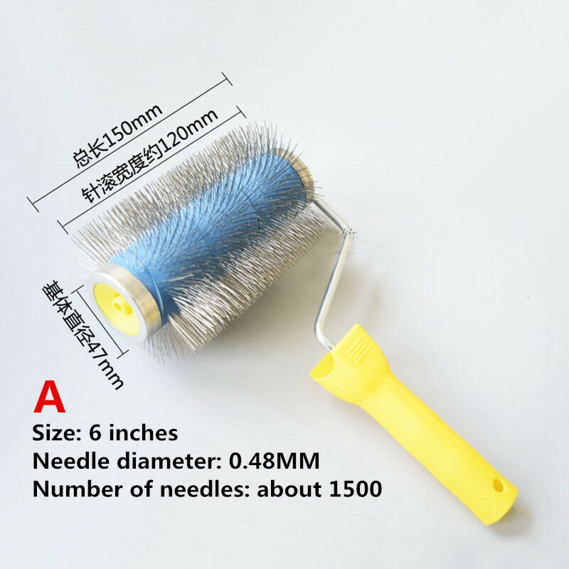 Steel Needle Bubble Elimination Roller Cement self-leveling Epoxy Floor Tool