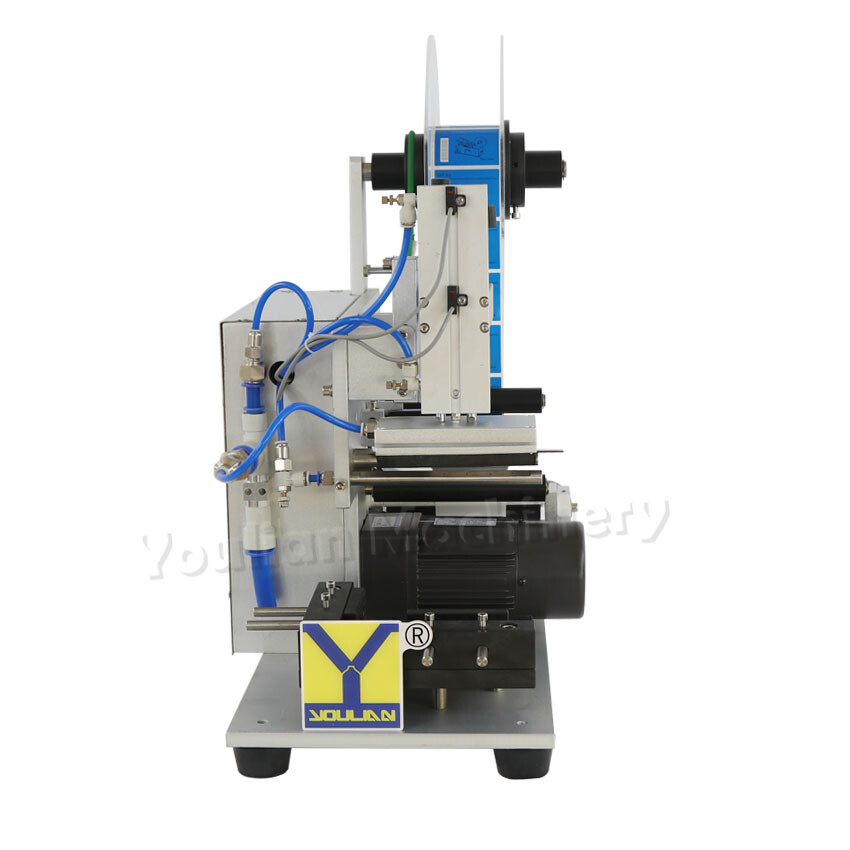 MT-60 Desktop Piston Flat Labeling Machine Square Box Jar Bottle Sticker express