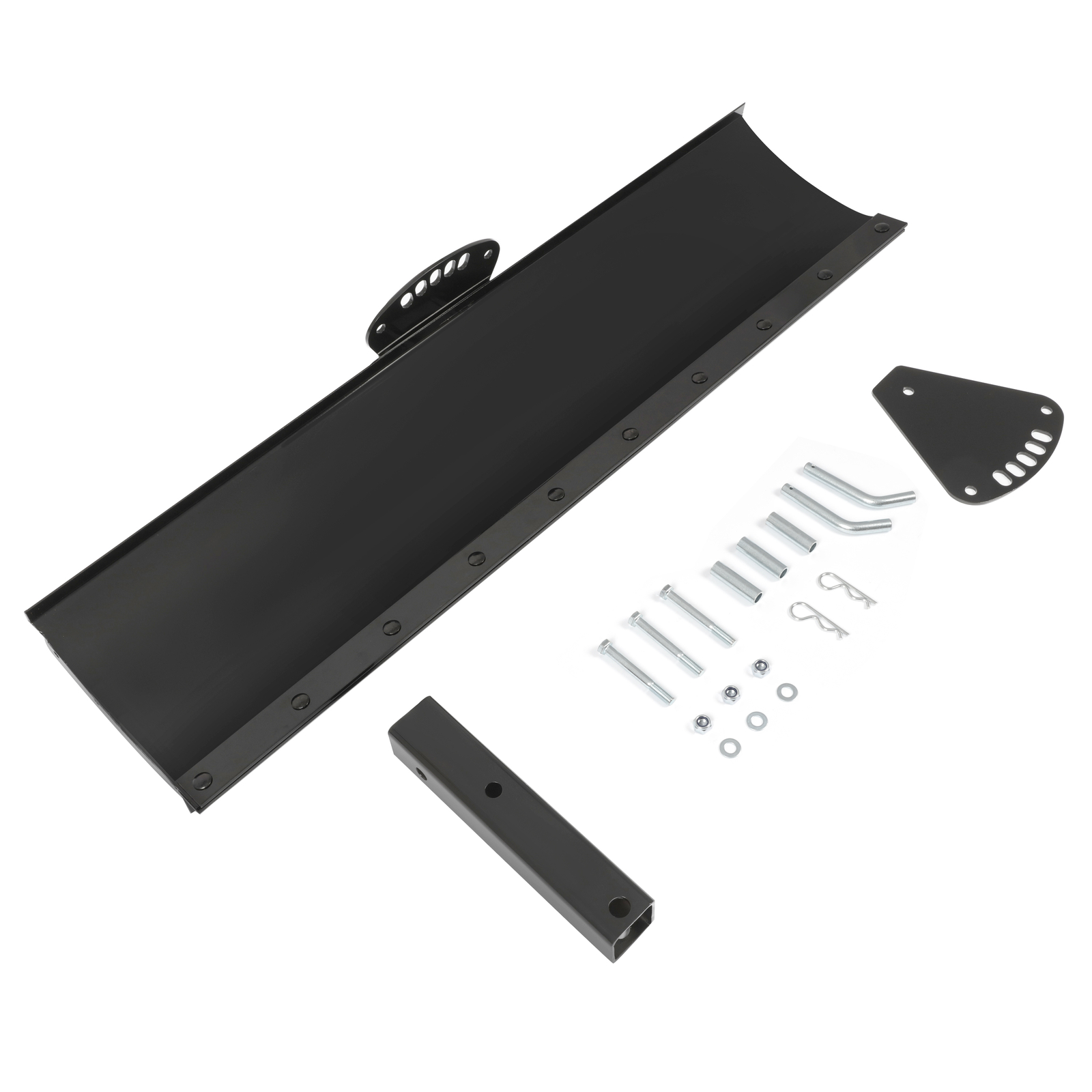 48" Scrape Blade 2" Receiver For ATV UTV Adjustable 0 7.5 or 15 Degrees Scraper