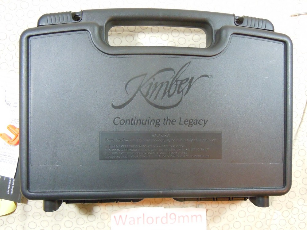 KIMBER FACTORY HARD CASE VARIOUS MODELS - 182046.