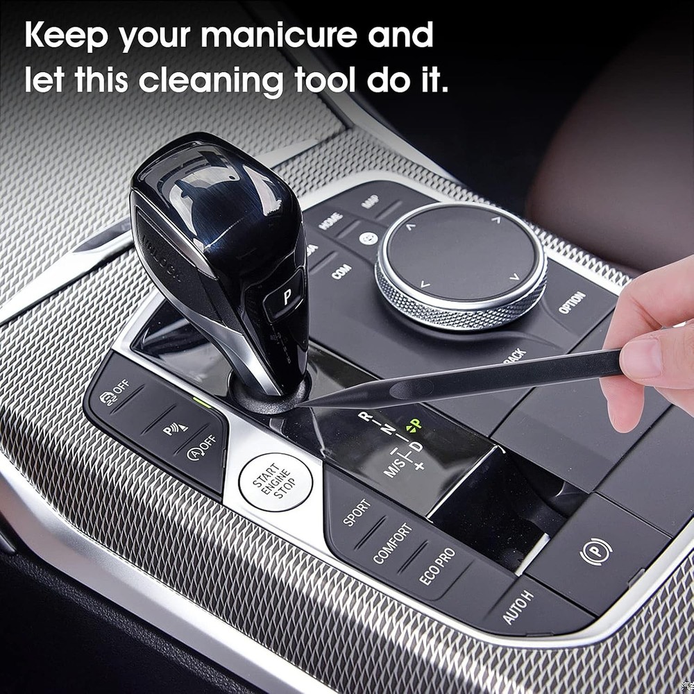 9 Pieces Plastic Scraper Tool Carbon Fiber Multi-Purpose Scratch...