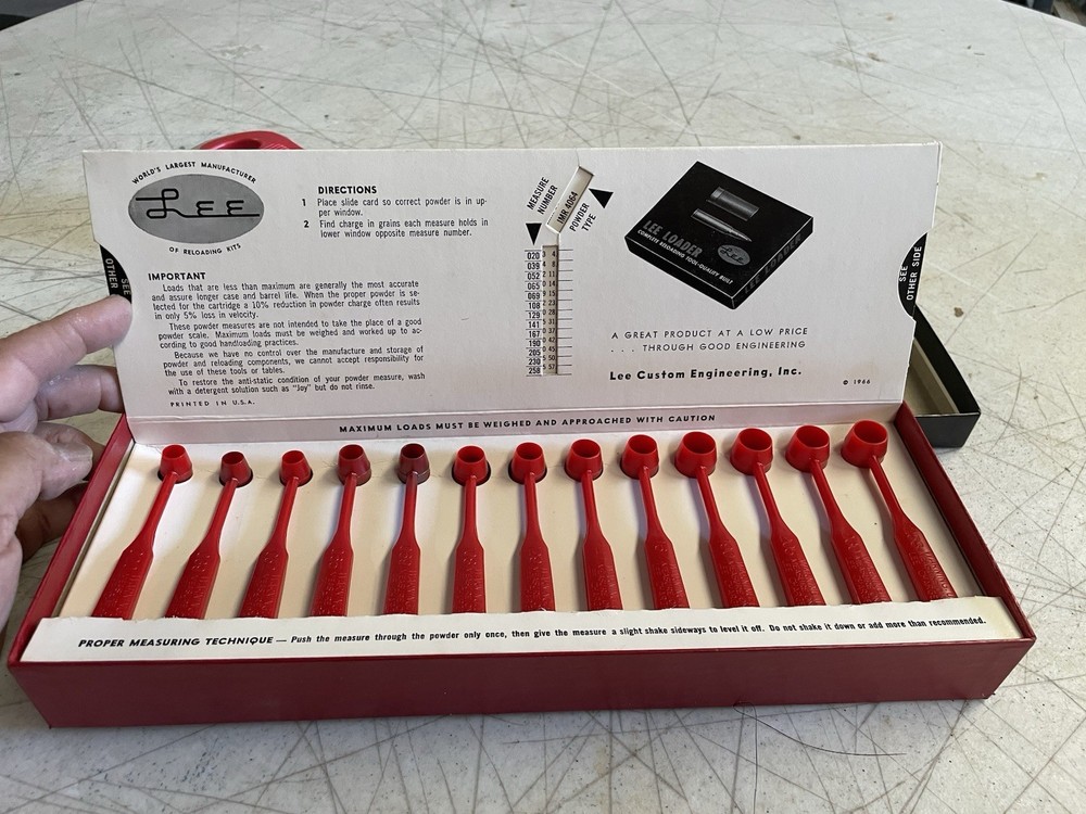 Vintage Lee Precision Gunpowder Measuring Kit