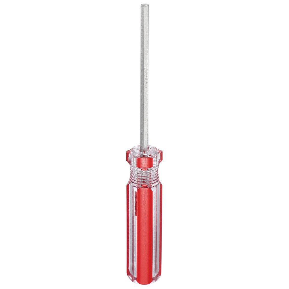 Flat Hand Hex Screwdriver 4mm x 75mm Magnetic End Screw Driver
