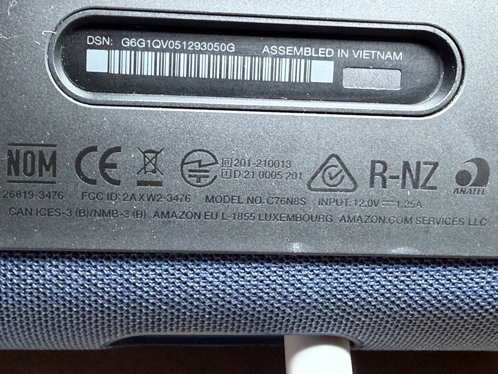 Amazon Echo Show Compact Smart Display w/ Alexa C76N8S Blue | Tested