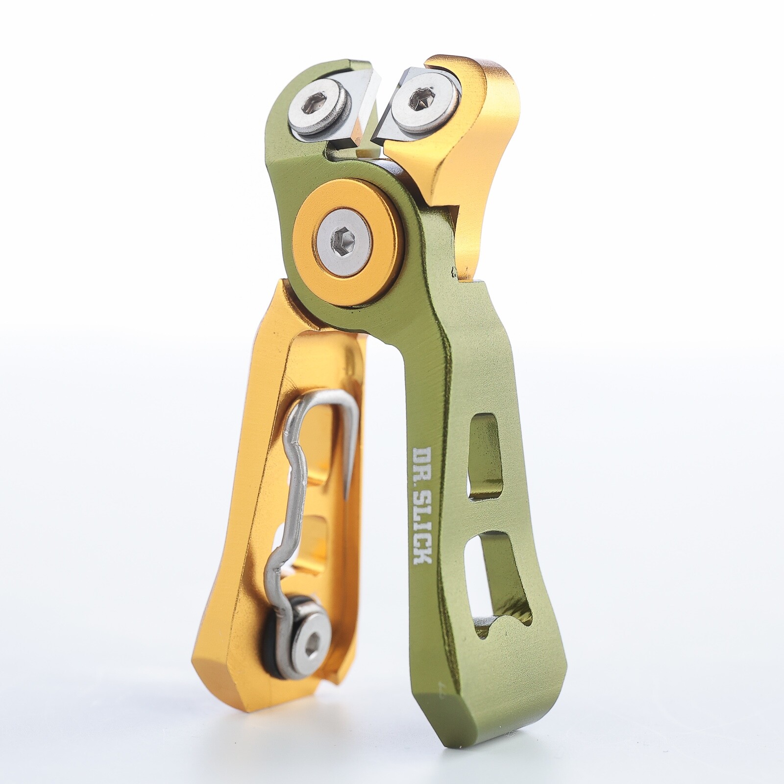 Dr Slick Cyclone Nipper - Offset Cut - Green/Gold - FREE SHIPPING